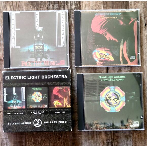 Electric Light Orchestra 3CD Box Set Face the Music A New World Record Discovery - Picture 1 of 10